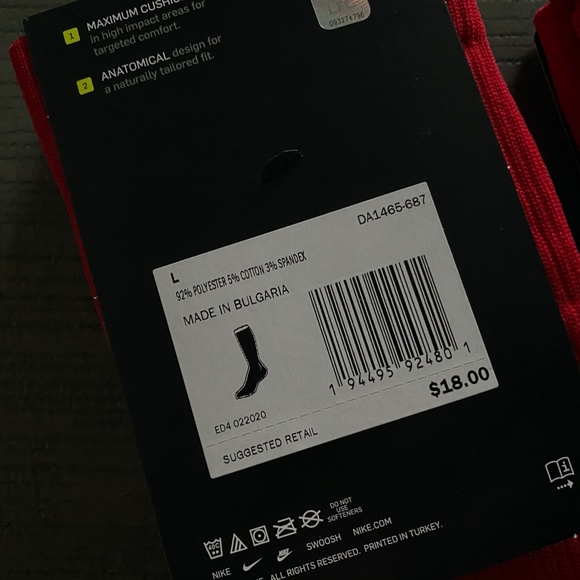 Nike Stadium Knee High Soccer Socks Liverpool FC - Picture 4 of 4